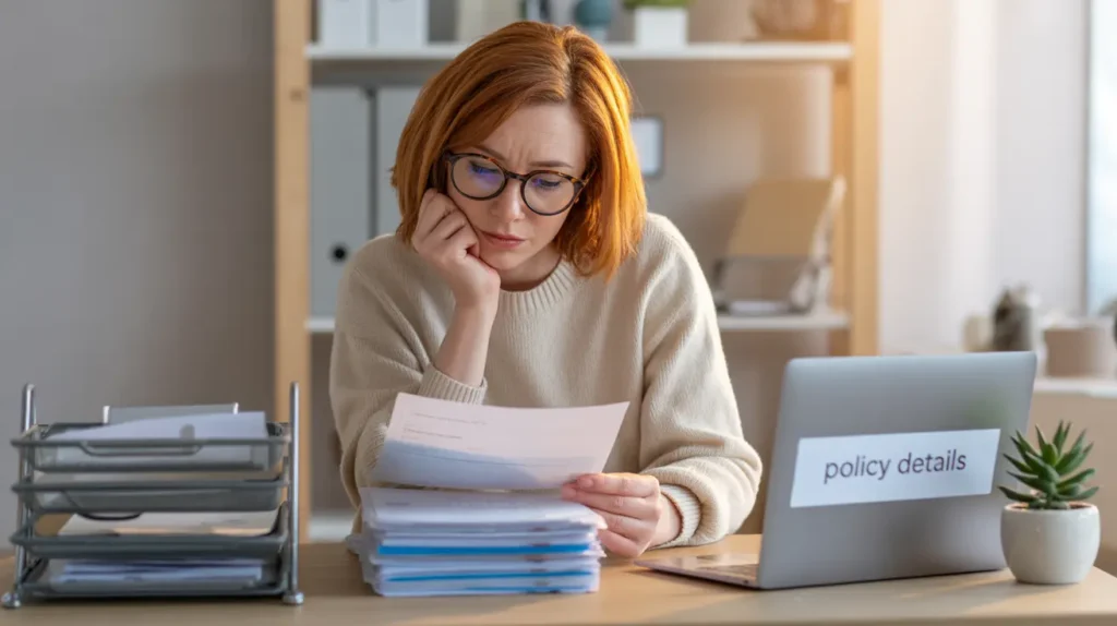 person-reviewing-managed purchasing document